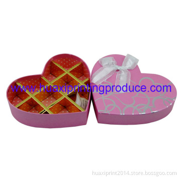 pink heart-shaped chocolate boxes